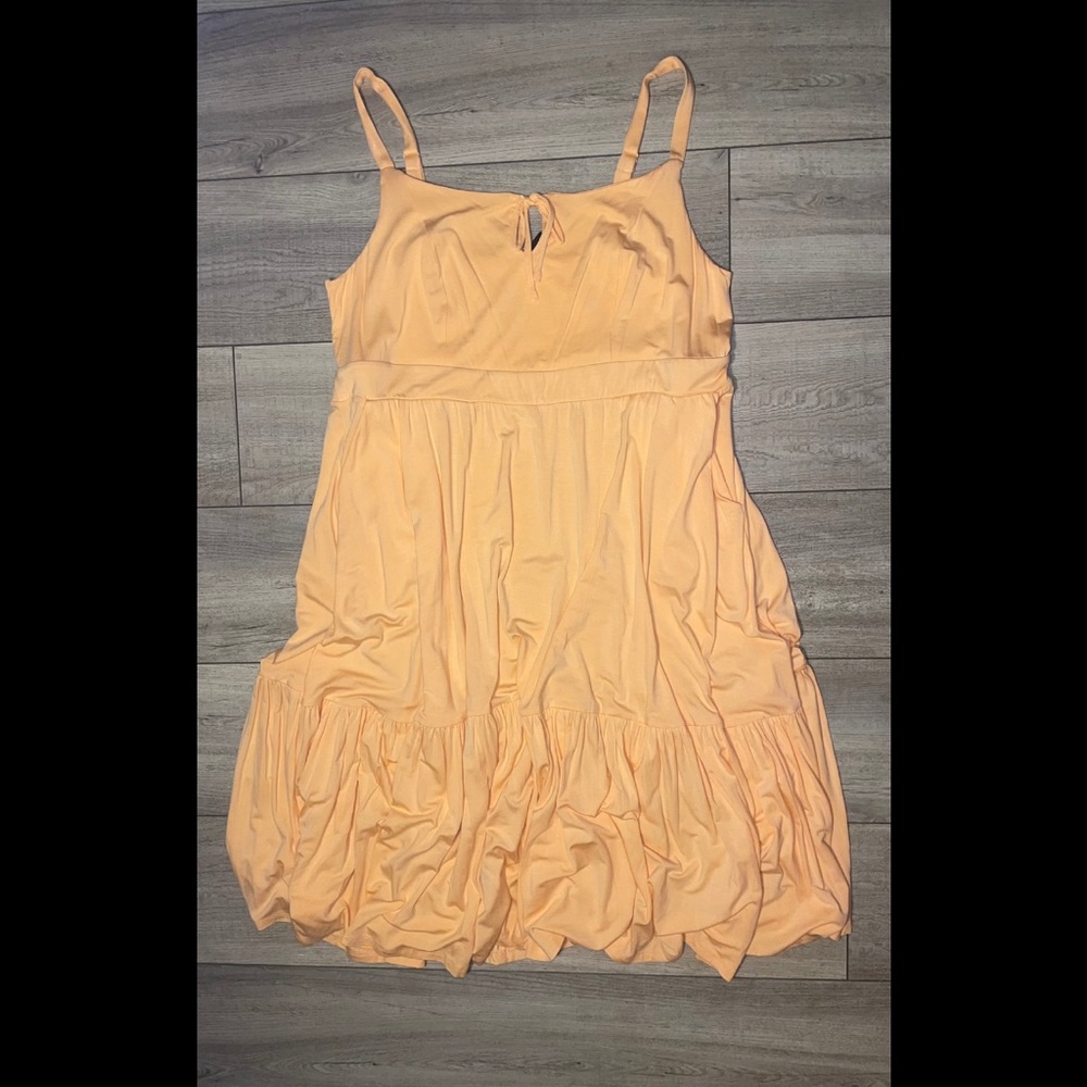 SOLD - Peach sundress, plus size, torrid, size 2